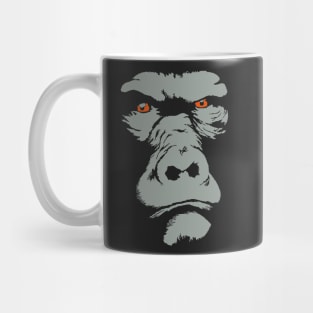 Gorilla silhouette, looks deep into your eyes Mug